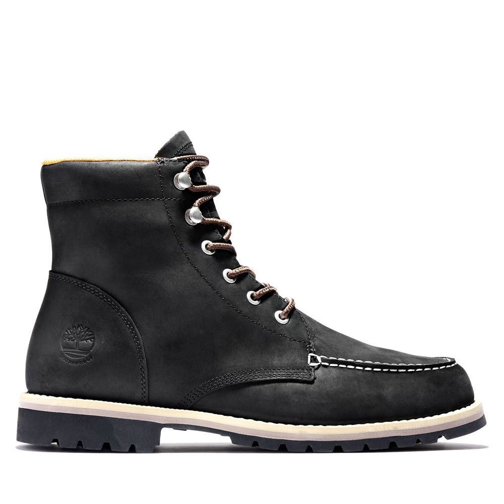 Botas de Nieve Timberland Hombre Redwood Falls Waterproof Moc-Toe Negras - Chile LXK-078245